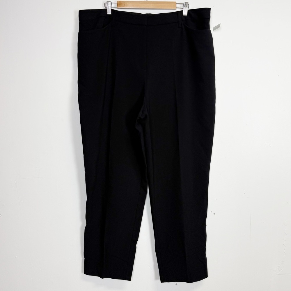NEW Halogen Dress Pants Womens Size 18W Black Trouser NWOT
